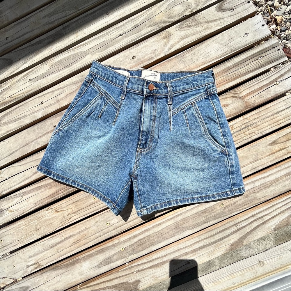 universal thread high rise midi short by TARGET